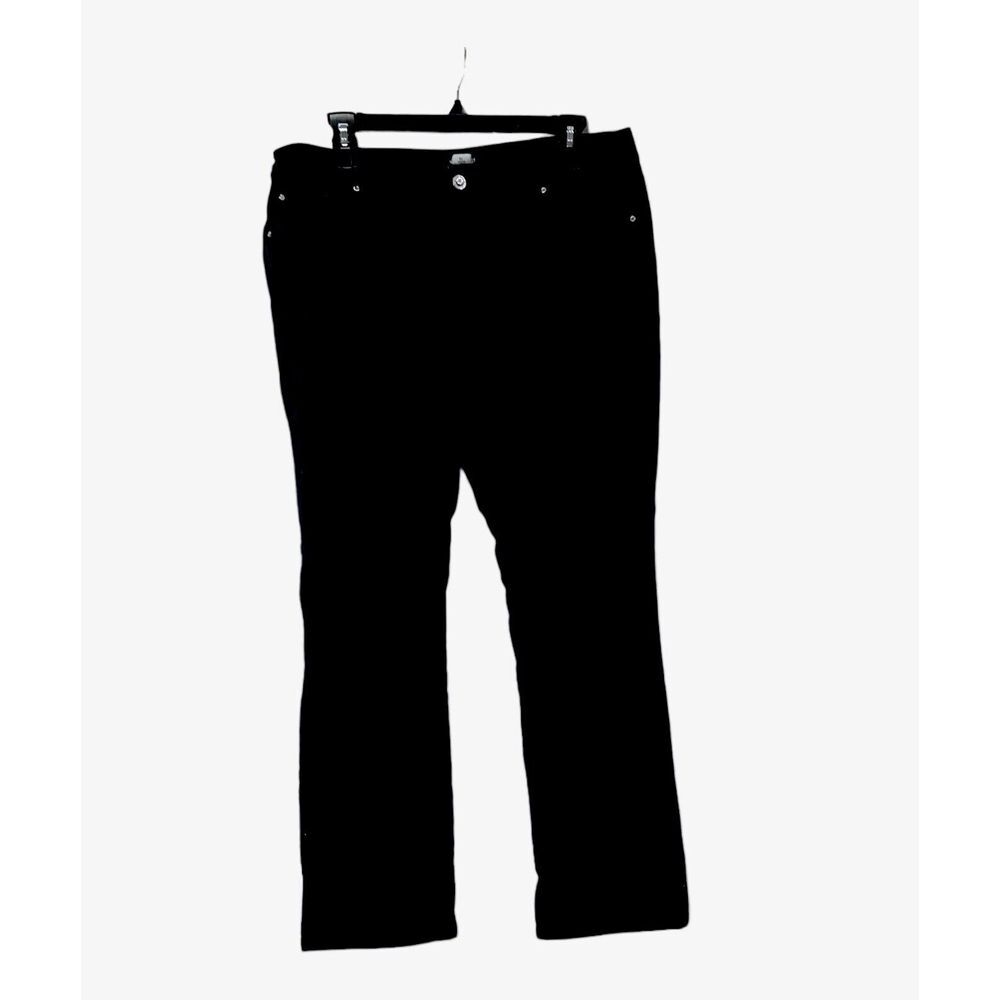 White House Black Market‎ Womens Size 8R Black Noir Corduroy Pants